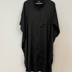 Dressed in LALA - Oversized Button up - Black